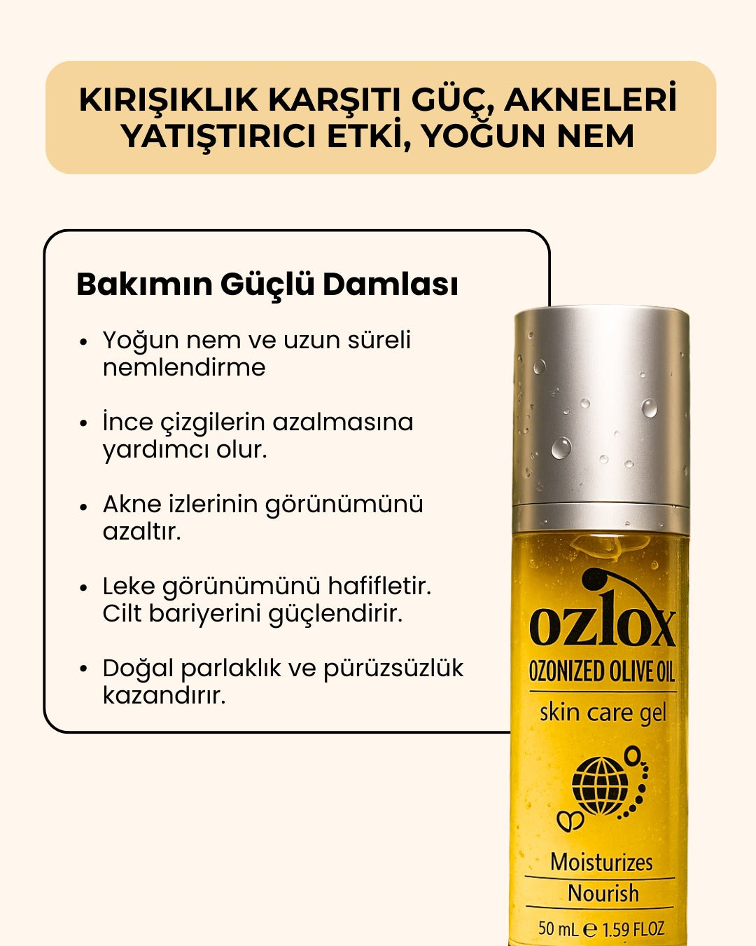 Ozon Jel – Doğal Cilt Onarıcı Jel